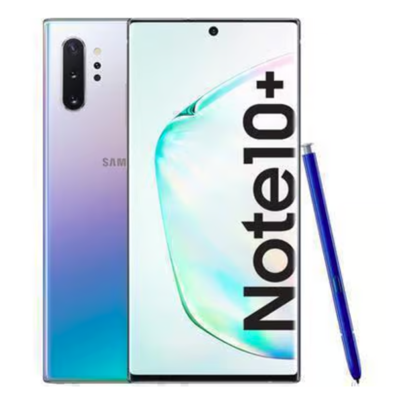 Samsung Galaxy Note 10 Plus 4G 128 Go - Argent (Ecran + Vitre Arrière HS) — Reconditionné Garanti 12 mois · Smarty Paris